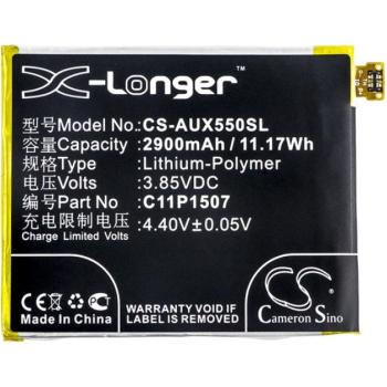 CAMERON SINO Li-Polymer akku (3,85V / 2900mAh, Asus 0B200-01670100 kompatibilis) FEKETE Asus Zenfone Zoom (ZX550 - ZX551ML) kép