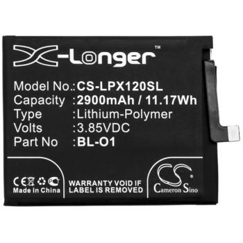 CAMERON SINO Li-Polymer akku (3,85V / 2900mAh, LG BL-O1 kompatibilis) FEKETE LG K20 2019 (LMX120) kép