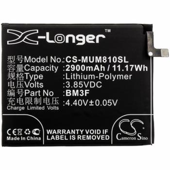 CAMERON SINO Li-Polymer akku (3,85V / 2900mAh, Xiaomi BM3F kompatibilis) FEKETE Xiaomi Mi 8 Explorer kép