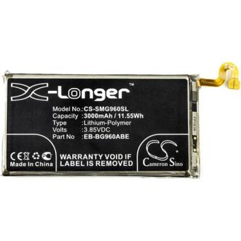 CAMERON SINO Li-Polymer akku (3.85V/3000mAh, Samsung EB-BG960ABE kompatibilis) FEKETE Samsung Galaxy S9 (SM-G960) kép