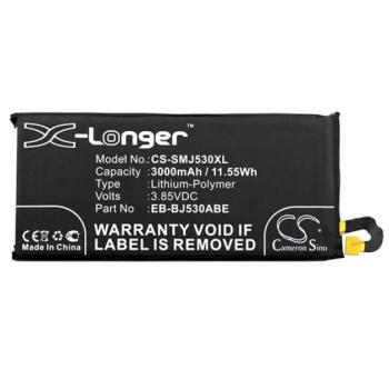 CAMERON SINO Li-Polymer akku (3,85V / 3000mAh, Samsung EB-BJ530ABE kompatibilis) FEKETE Samsung Galaxy J5 (2017) SM-J530 EU kép