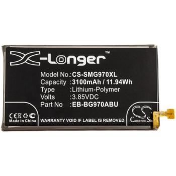 CAMERON SINO Li-Polymer akku (3,85V / 3100mAh, Samsung EB-BG970ABU kompatibilis) FEKETE Samsung Galaxy S10e (SM-G970) kép