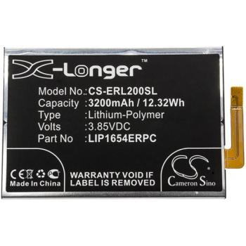 CAMERON SINO Li-Polymer akku (3,85V / 3200mAh, Sony 1309-2682 kompatibilis) FEKETE Sony Xperia L3 (I4312), Sony Xperia L2 (H4311) kép