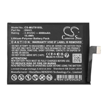 CAMERON SINO Li-Polymer akku (3.85V / 4000mAh, Xiaomi BM4G kompatibilis) FEKETE Xiaomi Mi 9T (Mi 9T Pro) kép