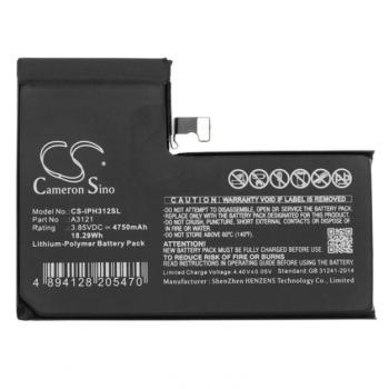 CAMERON SINO Li-Polymer akku (3.85V / 4750mAh, Apple A3121 kompatibilis) FEKETE Apple iPhone 15 Pro Max kép