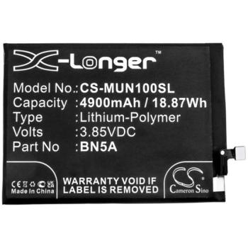 CAMERON SINO Li-Polymer akku (3,85V / 4900 mAh, Redmi BN5A kompatibilis) kép