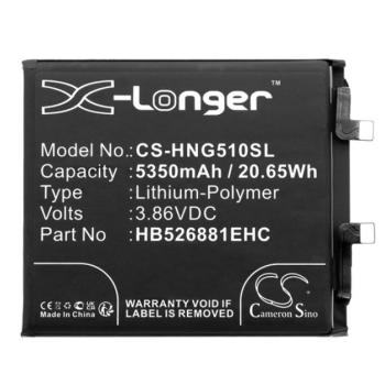 CAMERON SINO Li-Polymer akku (3,86V / 5350mAh, Honor HB526881EHC kompatibilis) FEKETE Honor Magic5 Pro 5G kép