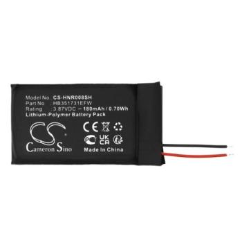 CAMERON SINO Li-Polymer akku (3.87V / 180mAh, Huawei HB351731EFW kompatibilis) FEKETE Huawei Band 7, Band 6 kép