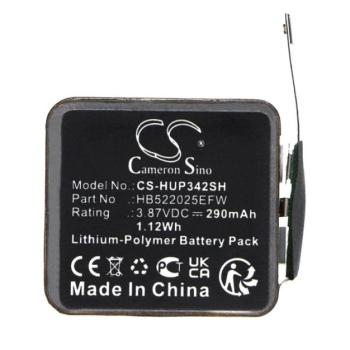 CAMERON SINO Li-Polymer akku (3,87V / 290mAh, Huawei HB522025EFW kompatibilis) FEKETE Huawei Watch GT 3 42mm kép