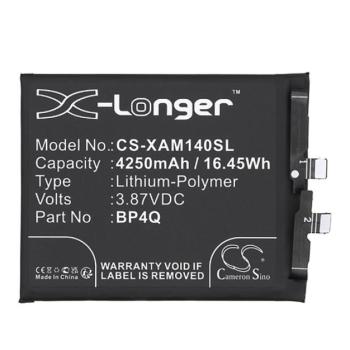 CAMERON SINO Li-Polymer akku (3,87V / 4250mAh, Xiaomi BP4Q kompatibilis) FEKETE Xiaomi 14 5G kép