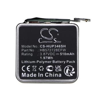 CAMERON SINO Li-Polymer akku (3,87V / 510mAh, Huawei HB572728EFW kompatibilis) FEKETE Huawei Watch GT 3 Pro 46mm kép
