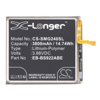 CAMERON SINO Li-Polymer akku (3,88V / 3800mAh, Samsung EB-BS922ABE kompatibilis) FEKETE Samsung Galaxy S24 (SM-S921) kép