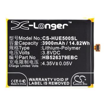CAMERON SINO Li-Polymer akku (3,8V / 3900mAh, Huawei HB526379EBC kompatibilis) FEKETE Huawei Y6 Pro (2015) kép