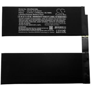 CAMERON SINO Li-Polymer akku (3,8V / 8100mAh, Apple 616-00540 kompatibilis) FEKETE Apple IPAD Air 2019 (Air 3) kép
