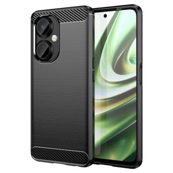 Carbon Case OnePlus Nord CE 3 Rugalmas szilikon carbon tok fekete kép