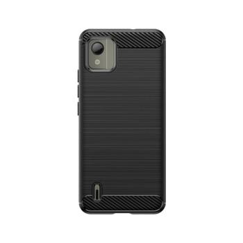 Carbon Case szilikon tok Nokia C110 - fekete kép