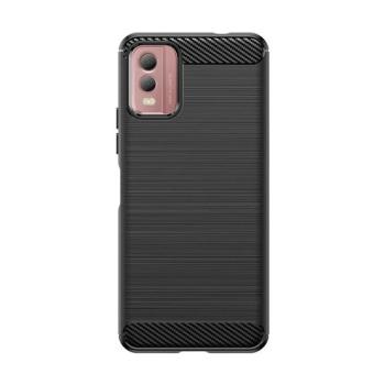 Carbon Case szilikon tok Nokia C32 - fekete kép