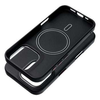 CARBON ELITE MAG COVER MagSafe-kompatibilis tok iPhone 16 Plus - fekete kép