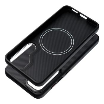 CARBON ELITE MAG COVER MagSafe-kompatibilis tok Samsung Galaxy S25 - fekete kép