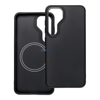 CARBON ELITE MAG COVER MagSafe-kompatibilis tok Samsung Galaxy S25 Plus - fekete kép
