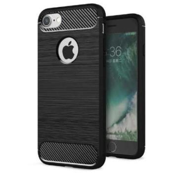 Carbon Fiber iPhone 6 6S Plus (5,5&quot;) fekete szilikon tok kép