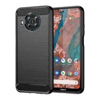 Carbon tok Rugalmas borítás Nokia X100 fekete színű készülékhez kép