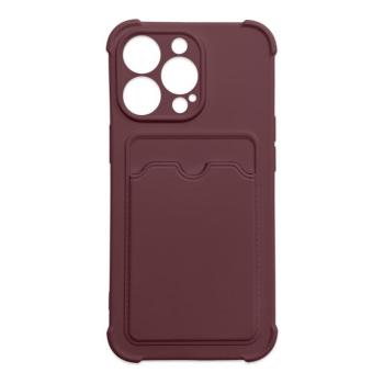 Card Armor tok iPhone 12 Pro Max kártya Wallet légzsák ütésálló ház málna kép