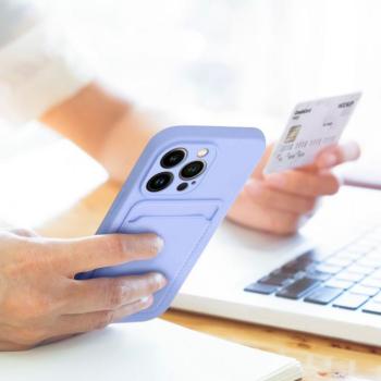 CARD kártyatartós tok iPhone 16 - lila kép