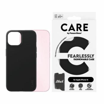 CARE by PanzerGlass Fearlessly Fashionable tok iPhone 15 - fekete kép