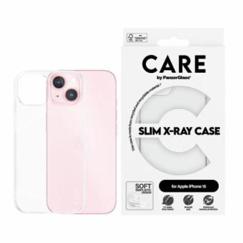 CARE by PanzerGlass Slim X-Ray tok iPhone 15 - átlátszó kép