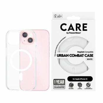 CARE by PanzerGlass Urban Combat MagSafe tok iPhone 15 - fehér kép