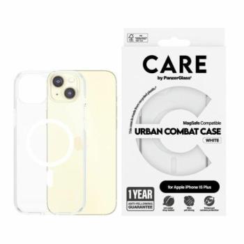 CARE by PanzerGlass Urban Combat MagSafe tok iPhone 15 Plus - fehér kép