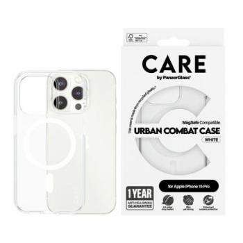 CARE by PanzerGlass Urban Combat MagSafe tok iPhone 15 Pro - fehér kép