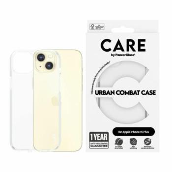 CARE by PanzerGlass Urban Combat tok iPhone 15 Plus - átlátszó kép