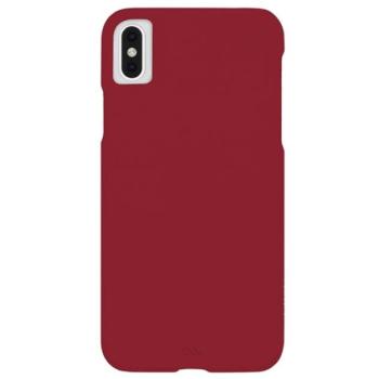 CASE-MATE BARELY THERE műanyag telefonvédő (ultrakönnyű) BORDÓ Apple iPhone XS 5.8, Apple iPhone X 5.8 kép