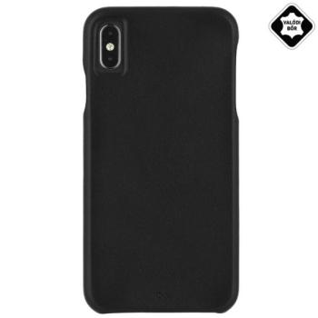 CASE-MATE BARELY THERE műanyag telefonvédő (ultravékony, valódi bőr hátlap) FEKETE Apple iPhone XS Max 6.5 kép