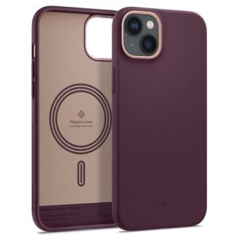 Caseology Nano Pop Apple iPhone 14 Plus Burgundy Bean MagSafe tok, burgundi kép