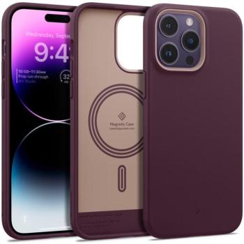 Caseology Nano Pop Mag Apple iPhone 14 Pro Burgundy Bean MagSafe tok, burgundi kép
