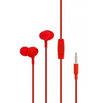 Cellect 3.5 jack sztereó headset, Piros kép