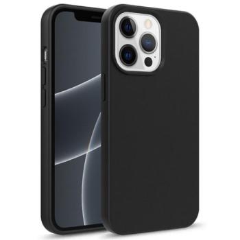 Cellect GoGreen Apple iPhone 15 hátlap tok, fekete kép