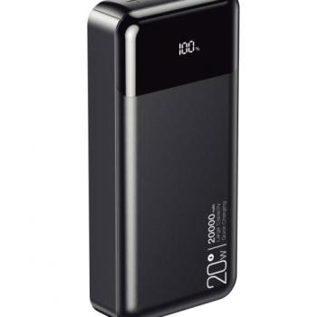 Cellect Power bank PR192 PD20W,20000mAh, Fekete kép