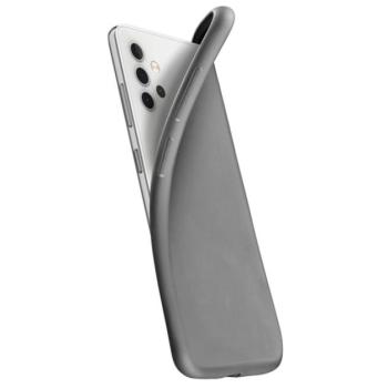 CELLULARLINE CHROMA szilikon telefonvédő (matt, mikrofiber plüss belső) FEKETE Samsung Galaxy A32 5G (SM-A326) kép