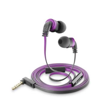 CELLULARLINE MOSQUITO In-Ear fülhallgató SZTEREO (3.5mm jack, mikrofon, felvevő gomb, könnyű, lapos kábel) RÓZSASZÍN CAT S60, Evolveo Strongphone Q5, Vodafone Smart turbo 7 (VFD500), Blackberr kép