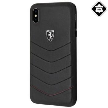 CG MOBILE Ferrari Scuderia műanyag telefonvédő (valódi bőr hátlap) FEKETE Apple iPhone XS Max 6.5 kép