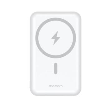 Choetech B663 MagSafe-kompatibilis powerbank 10000mAh 20W - fehér kép