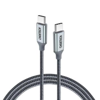 CHOETECH USB type-c - USB type-c kábel 5A 100 W Power Diving 480 Mbps 1,8 m szürke (XCC-1002-GY) kép