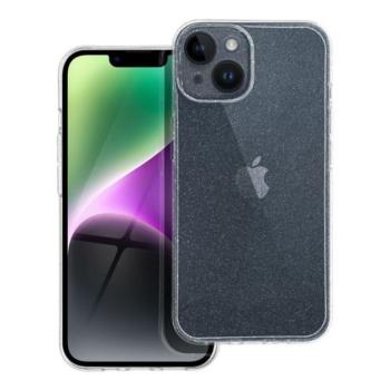 Clear 2mm Apple iPhone 15 Plus csillámos tok, átlátszó kép