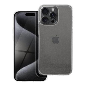 Clear 2mm Apple iPhone 15 Pro max csillámos tok, átlátszó kép