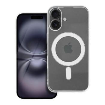 Clear 2mm Apple iPhone 16 szilikon tok, MagSafe, átlátszó (kamera védelemmel) kép
