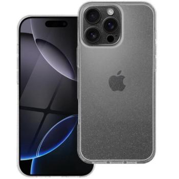 Clear 2mm Apple iPhone 17e / iPhone 16e csillámos szilikon tok, átlátszó kép